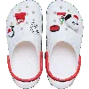 Crocs Peanuts Clog Rubber Sandals In White
