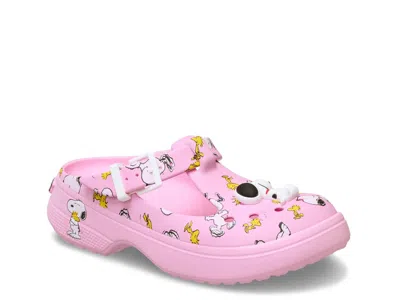 Crocs Peanuts Mary Jane Clog In Pink