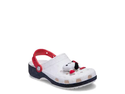 Crocs Peanuts Snoopy Classic Clog Kids' In White