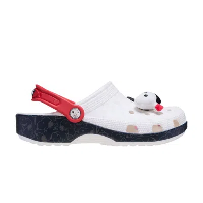 Pre-owned Crocs Peanuts X Classic Clog 'snoopy' In White