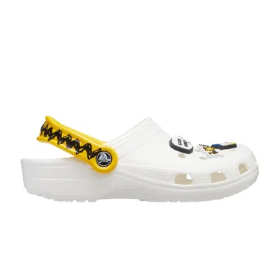 Pre-owned Crocs Peanuts X Classic Clog 'snoopy' | White | Men's Size 11