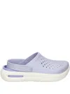 Crocs Perforated Clogs In Purple