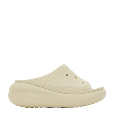 Crocs Perforated Detail Slippers In White