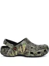 Crocs Perforated Print Slides In Multi