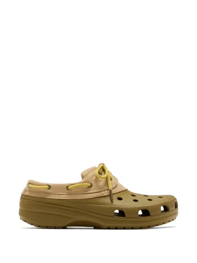 Crocs Perforated Sandals In Brown