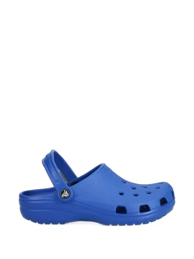 Crocs Perforated Slingback Clogs In Blue