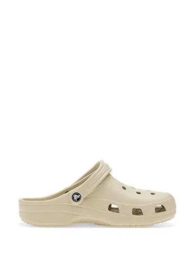 Crocs Perforated Slingback Clogs In Neutral