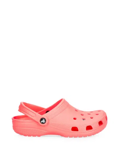 Crocs Perforated Slingback Clogs In Pink