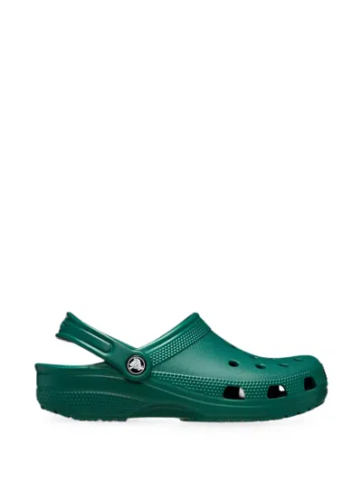 Crocs Perforated Slingback Shoes In Green