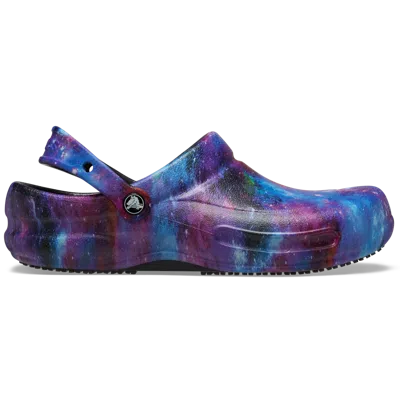 Crocs Pfd Bistro Graphic Slip Resistant Work Clog In Black