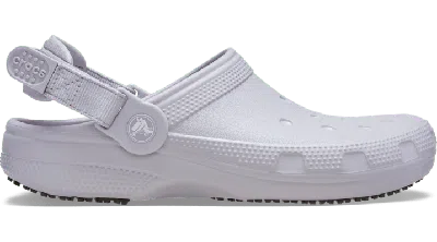Crocs Pfd Classic Work Clog In Purple