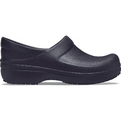Crocs Pfd Womens Neria Pro Ii Literide Work Clog In Black