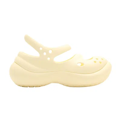 Pre-owned Crocs Phaedra 'buttercream' In Cream