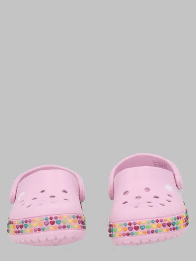 Crocs Crocband Gem Band Clog In Pink