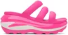 CROCS PINK MEGA CRUSH TRIPLE STRAP SANDALS