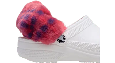 Crocs Plaid Back Strap Scrunchie In Multi