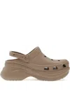 Crocs Platform Bae Clogs In Brown