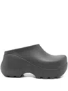 Crocs Platform Clog Slides In Gray