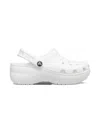 Crocs Platform Clogs In White