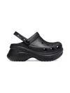 Crocs Platform Clogs In Black