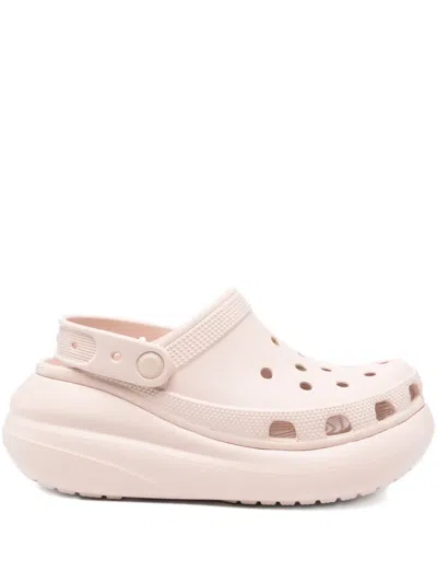 Crocs Platform Perforated Clogs In Pink