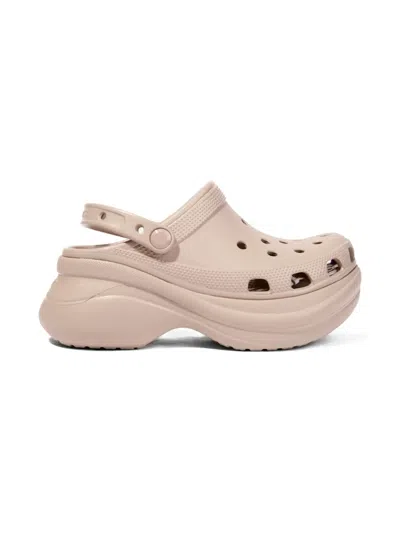Crocs Kids' Platform Perforated Sandals In Pink