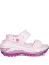 Crocs Platform Strap Sandals In Pink