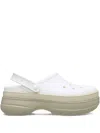 Crocs Platform Trainers In White