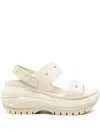 Crocs Platform Two-strap Sandals In Neutral