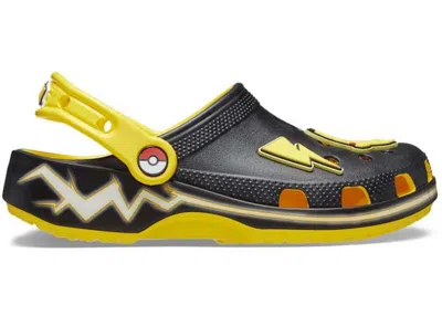 Pre-owned Crocs Pokemon Pikachu Classic Clog (kids) Sneakers In Lemon