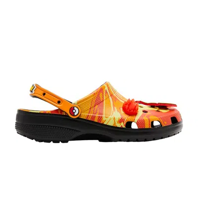 Pre-owned Crocs Pokémon X Classic Clog 'charizard' In Orange