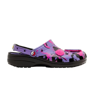 Pre-owned Crocs Pokémon X Classic Clog 'gengar' | Purple | Men's Size 13