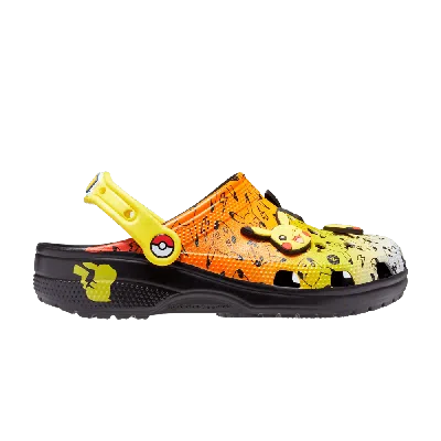 Pre-owned Crocs Pokémon X Classic Clog 'pikachu' In Orange