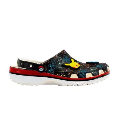 Pre-owned Crocs Pokémon X Classic Clog 'pokémon Starters' In Black