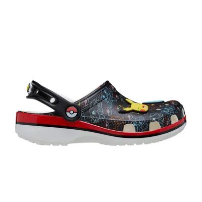 Pre-owned Crocs Pokémon X  Classic Clog Kids 'pokémon Starters' | Black | Kid's Size 11