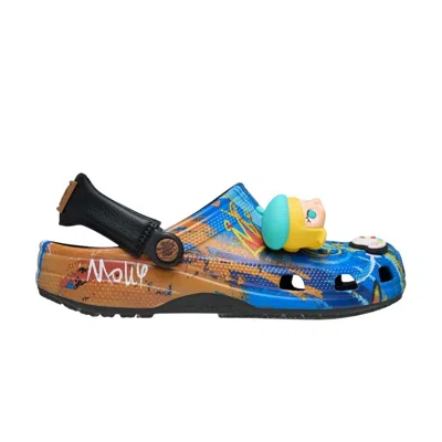 Pre-owned Crocs Pop Mart X  Classic Clog 'mega Space Molly' | Blue | Men's Size 9