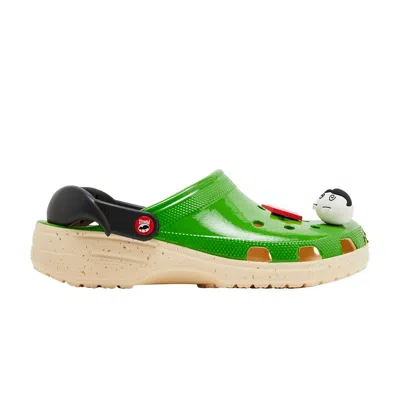 Pre-owned Crocs Pringles X Classic Clog 'green Blue' In Multi-color