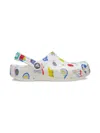 Crocs Classic Graphic Kids Clogs Size: 9, Colour: White/multi