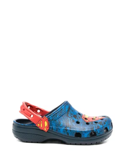 Crocs Kids' Printed Closed Toe Sandals In Blue