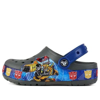 Crocs (ps)  Cfl Transformers Bnd Lt Slate Graffiti Outdoor Casual Gray Sandals
