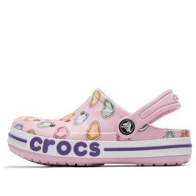 Crocs (ps)  Classic Clog Multi-color Pattern Shoe Pink
