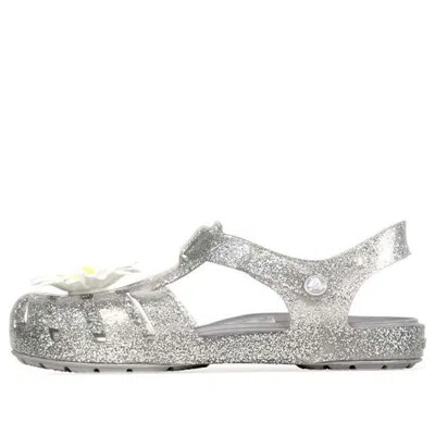 Crocs (ps)  Isabella Charm Minimalistic Casual Sandals Silver