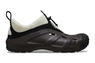 Pre-owned Crocs Quick Trail Low Espresso Bone In Espresso/bone