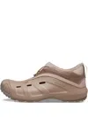 Crocs Quick Trail Low "satisfy Tumbleweed" Slides In Brown