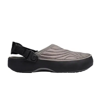 Pre-owned Crocs Quilted Clog 'galactic Grey' | Men's Size 8 In Gray