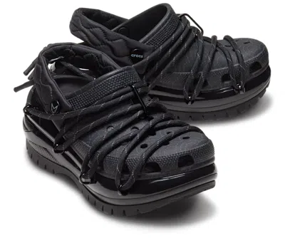 Pre-owned Crocs Rauw Alejandro X  Mega Crush Clog Mens 6/w8 In Black