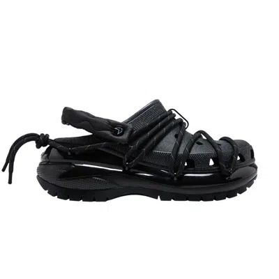Pre-owned Crocs Rauw Alejandro X Mega Crush Clog 'black' | Men's Size 11