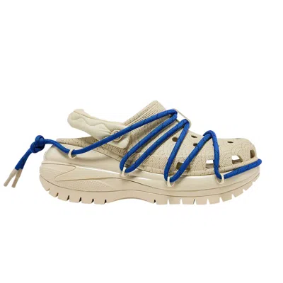 Pre-owned Crocs Rauw Alejandro X Mega Crush Clog 'bone' In Cream