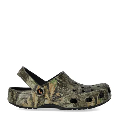 Crocs Realtree Apx Camo Clog In Green