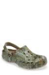 Crocs X Realtree Apx® Kids' Classic Clog In Green Multi